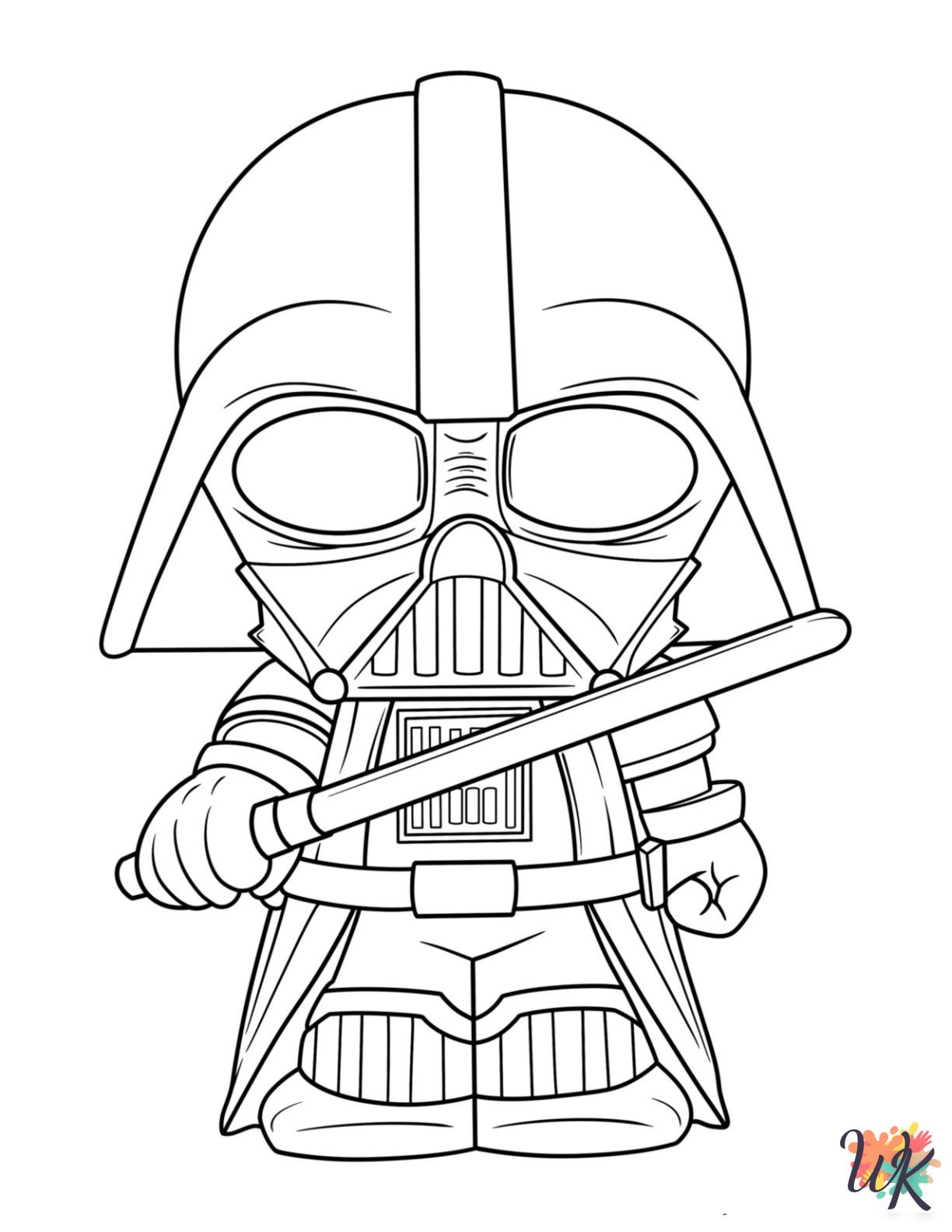 adult Darth Vader coloring pages