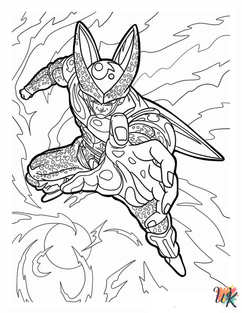 Dragon Ball Z coloring pages to print