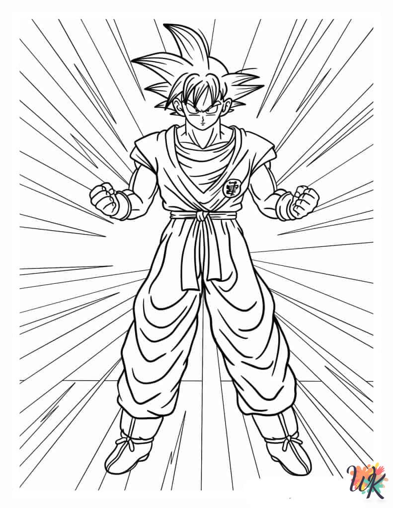 Dragon Ball Z coloring pages free printable
