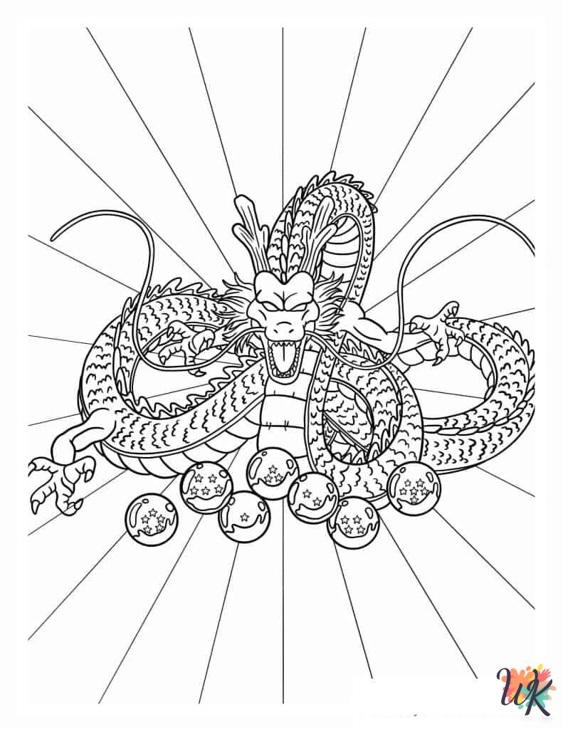 free printable Dragon Ball Z coloring pages