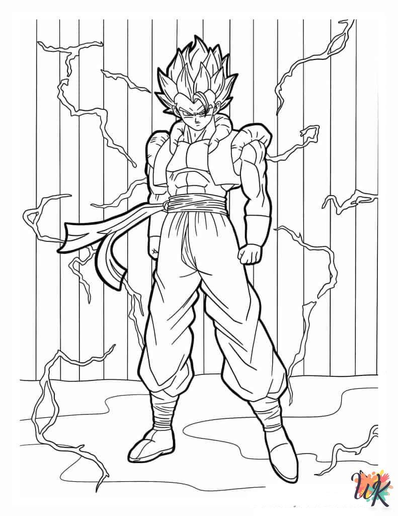 Dragon Ball Z ornament coloring pages 1