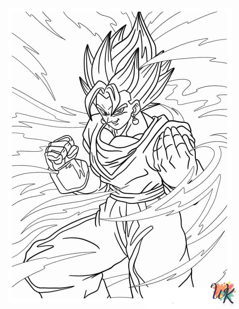 free Dragon Ball Z printable coloring pages