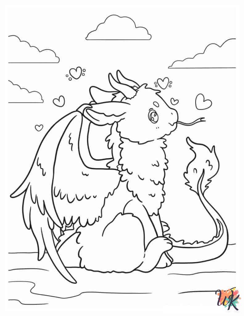 Dragon ornaments coloring pages