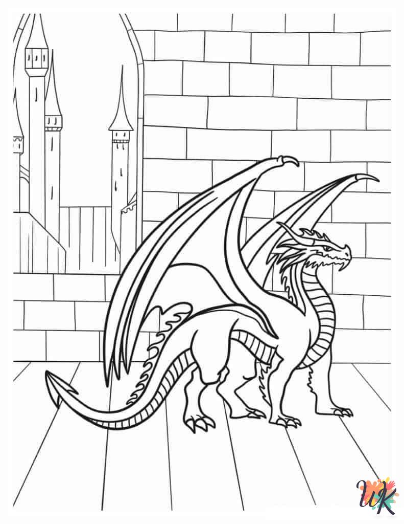 free coloring pages Dragon