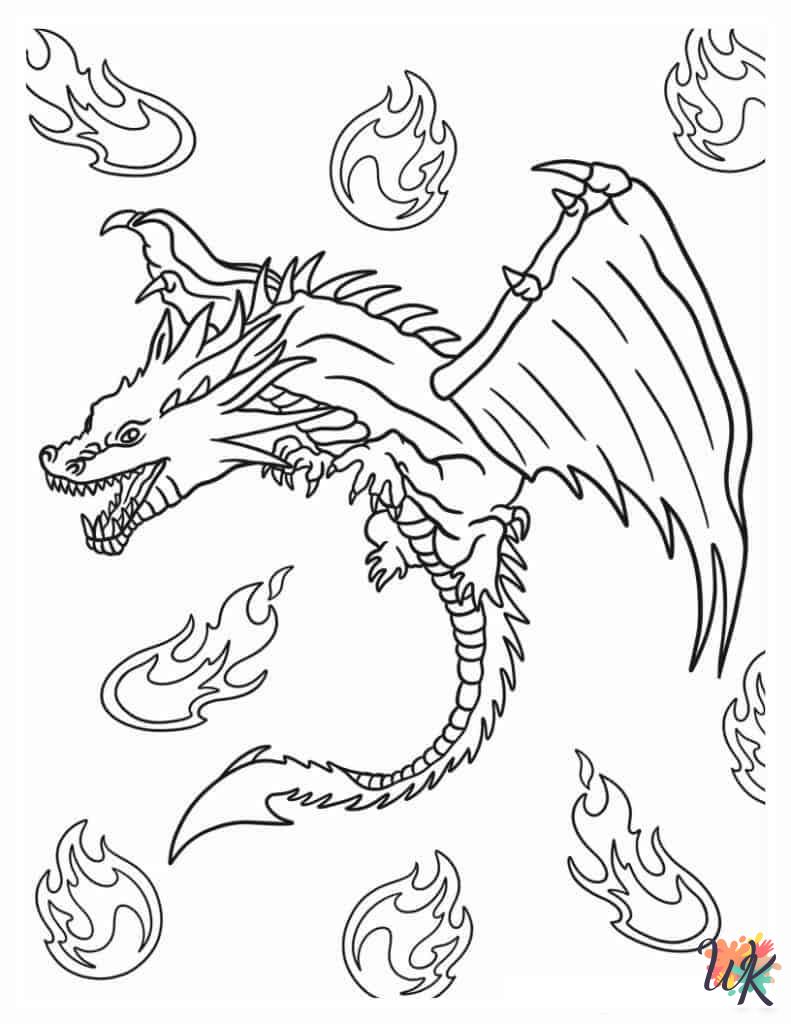 kids Dragon coloring pages