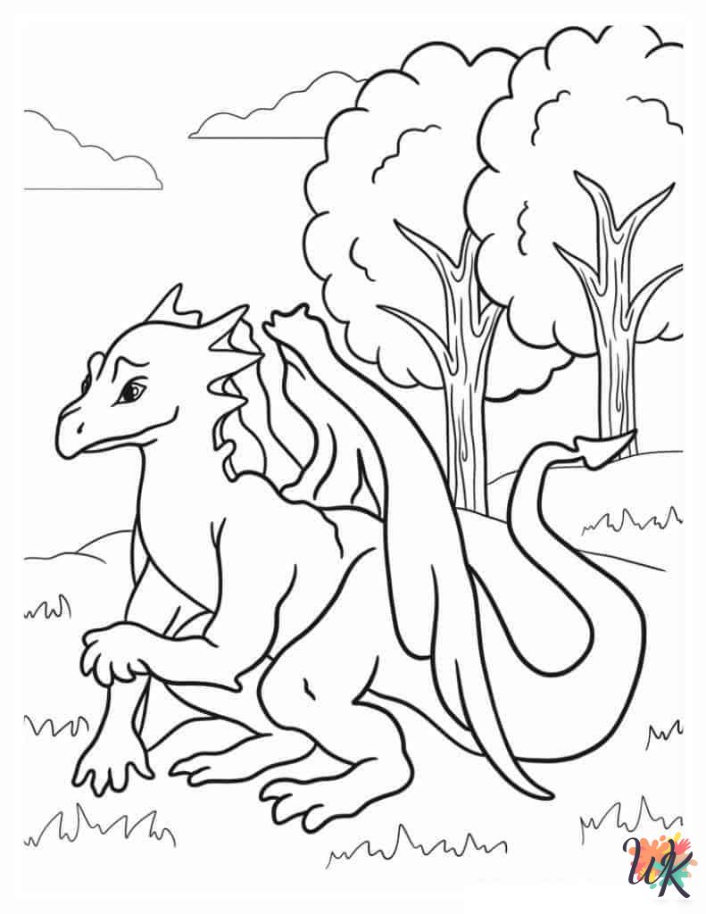 coloring Dragon pages