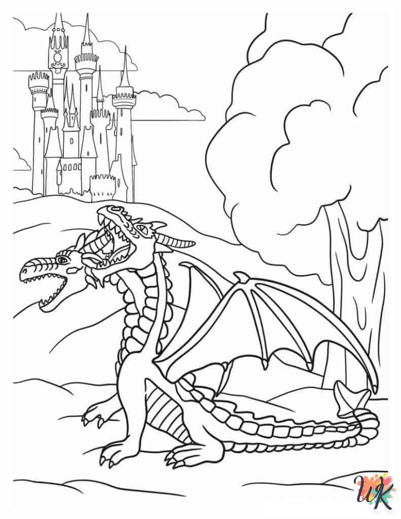 fun Dragon coloring pages