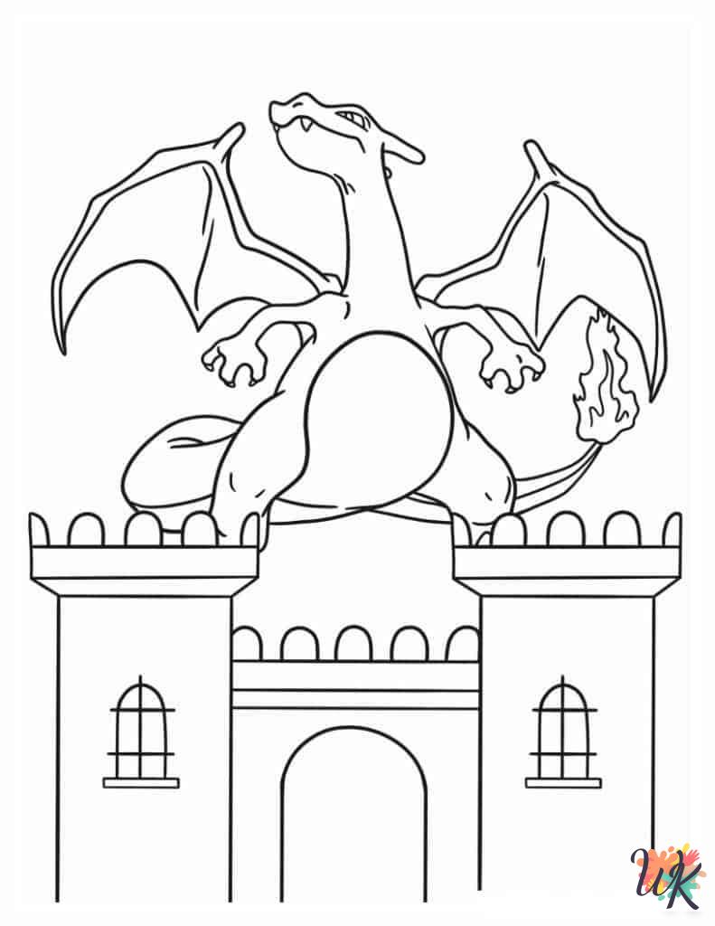 Dragon coloring pages free