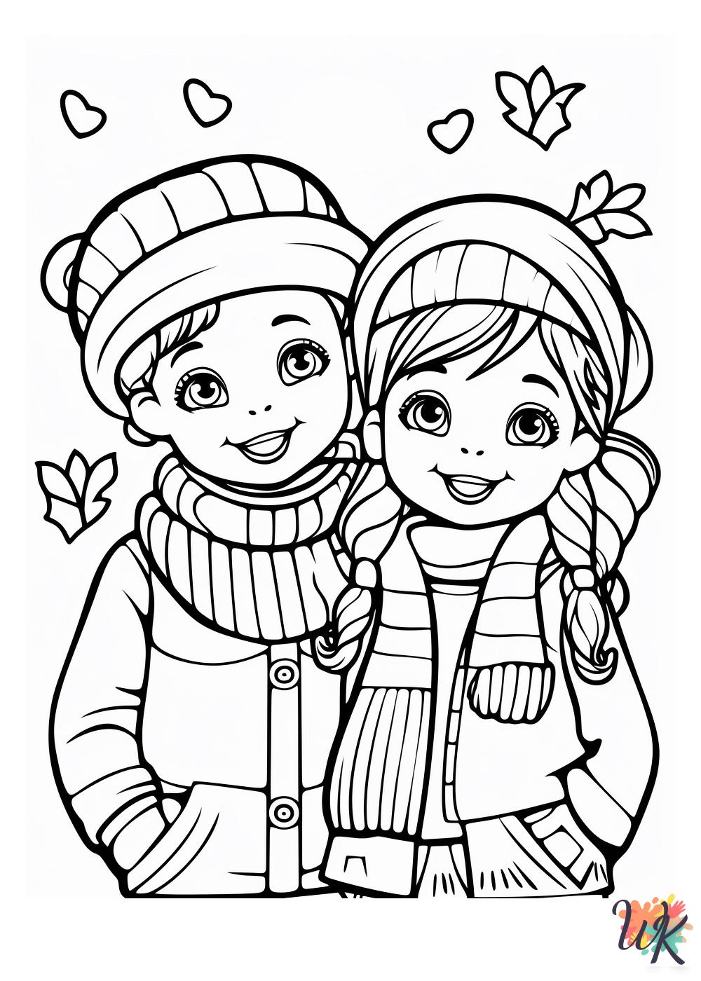February coloring pages for adults