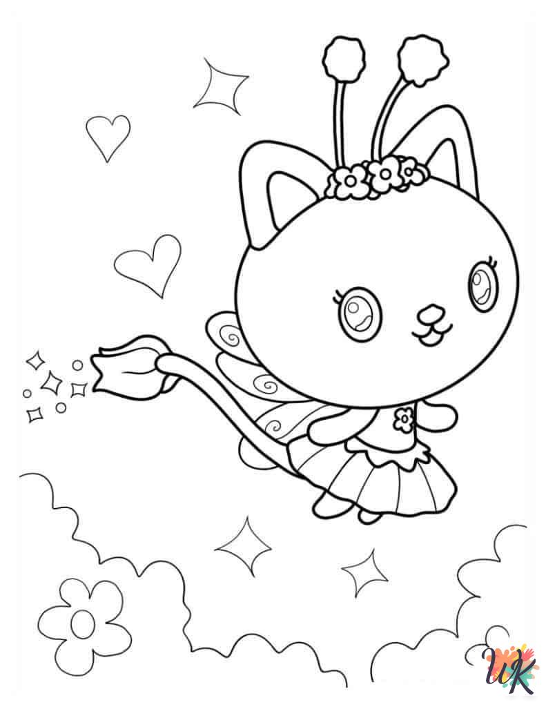 merry Gabby's Dollhouse coloring pages