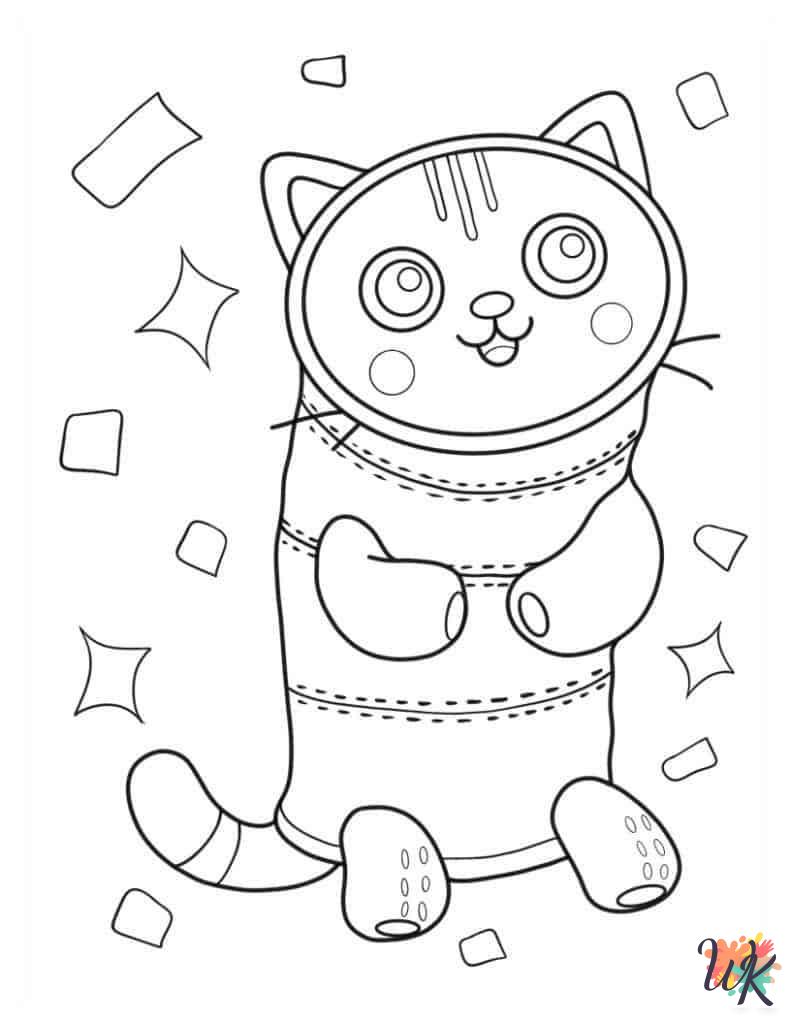 Gabby's Dollhouse coloring pages free printable
