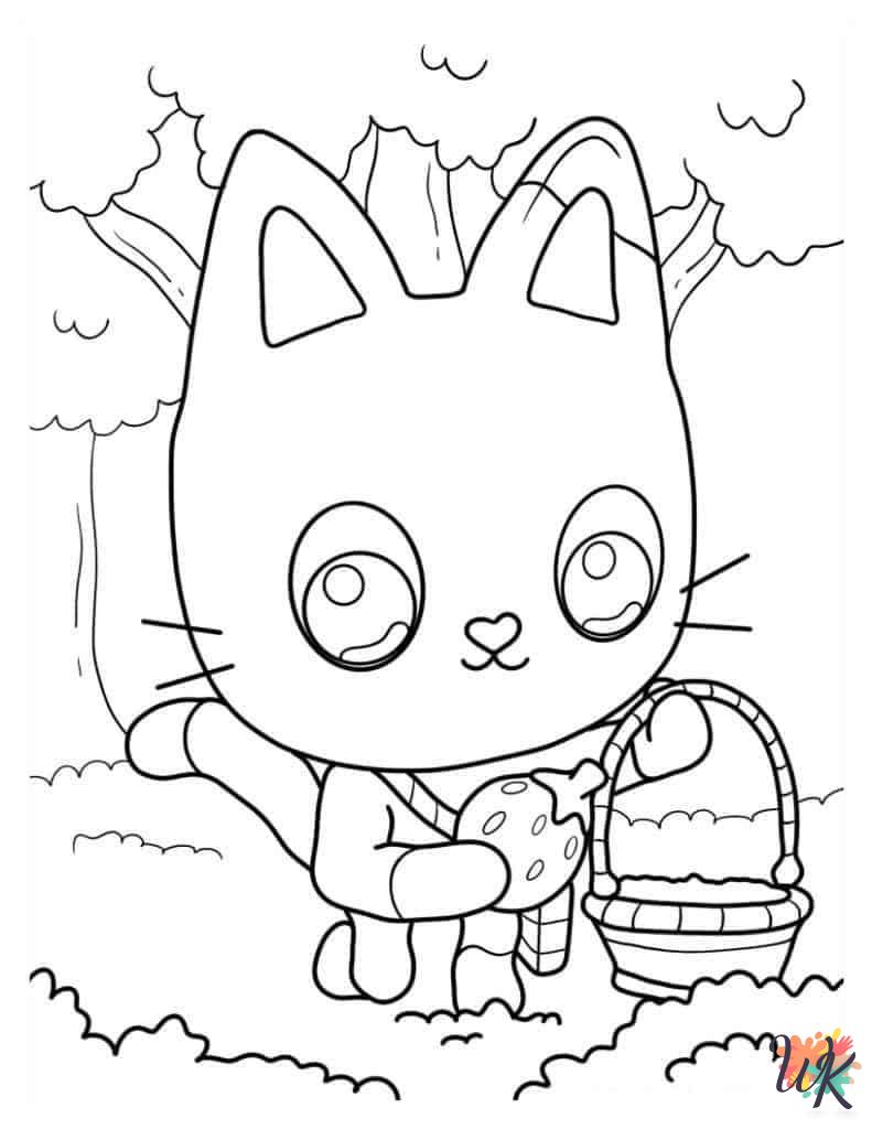 coloring pages Gabby's Dollhouse