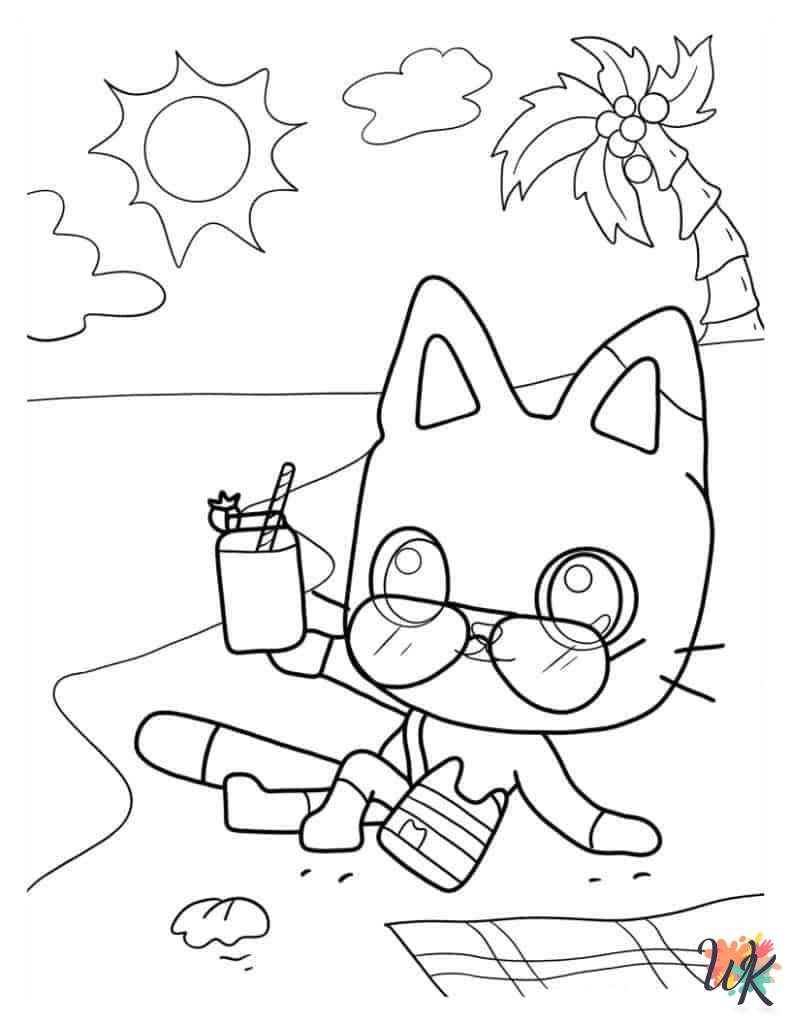 Gabby’s Dollhouse Coloring Pages 48