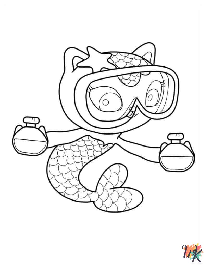 cute Gabby's Dollhouse coloring pages