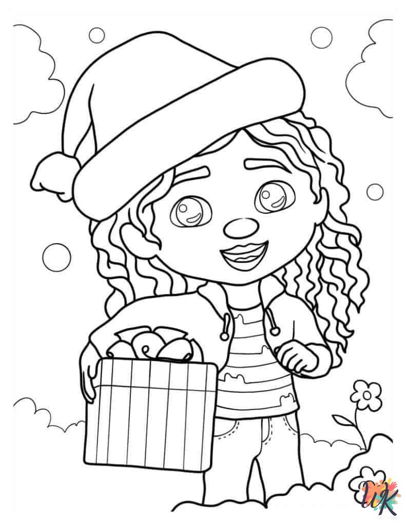 grinch Gabby's Dollhouse coloring pages
