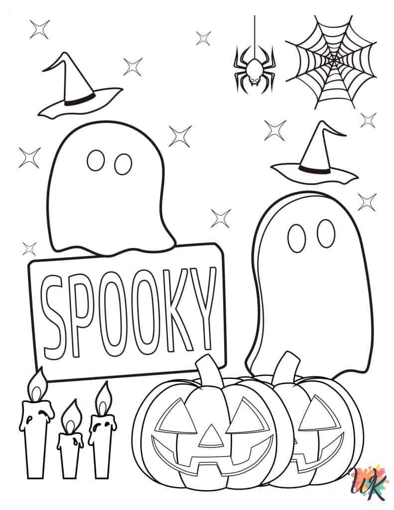 cute coloring pages Ghost