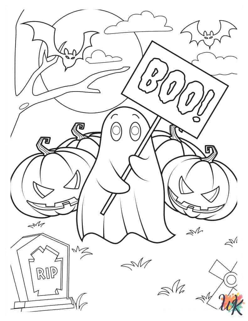 cute Ghost coloring pages