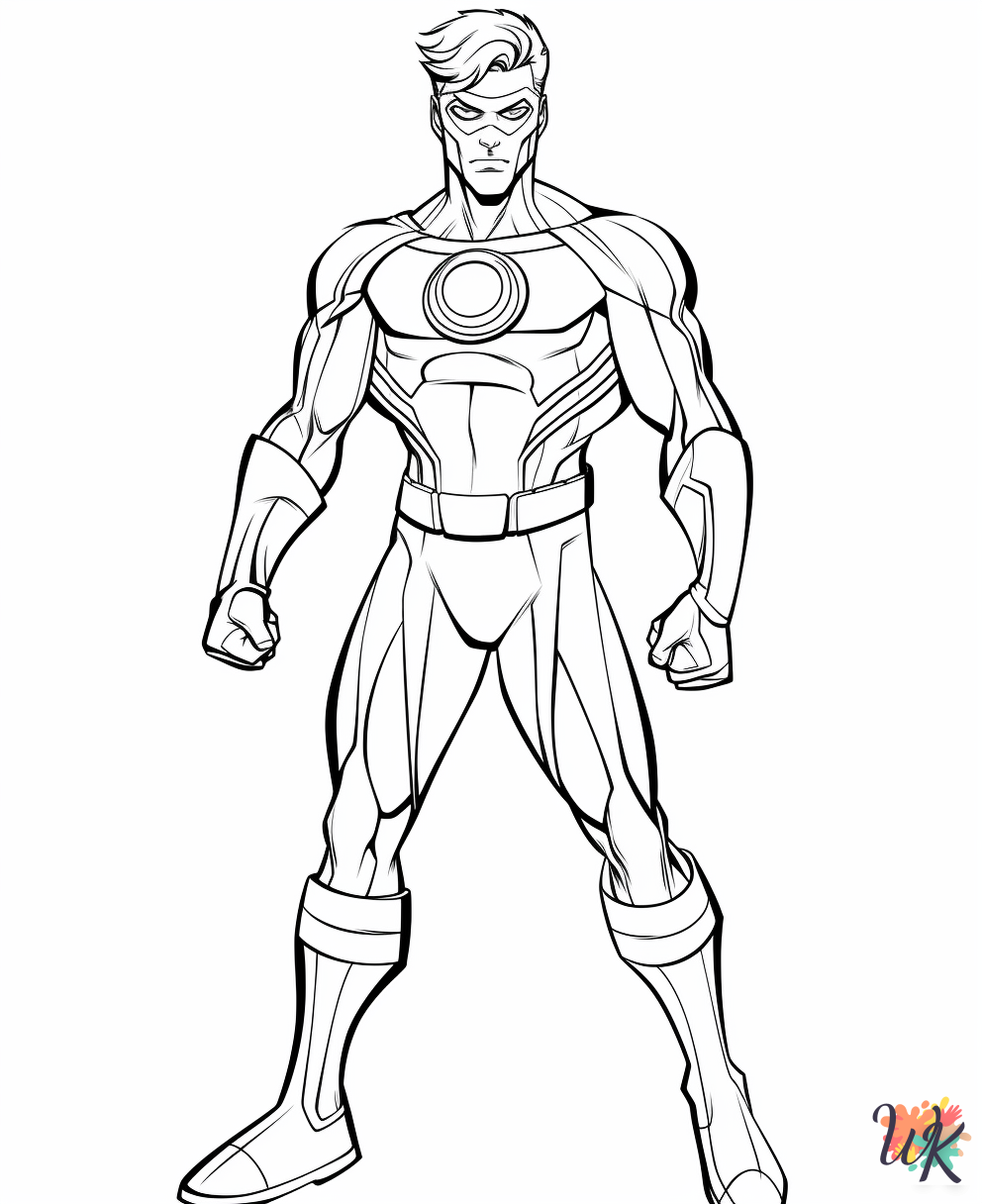 Green Lantern free coloring pages