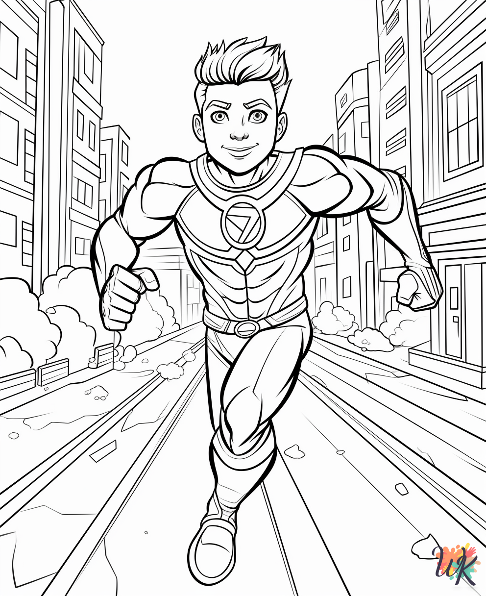 cute Green Lantern coloring pages
