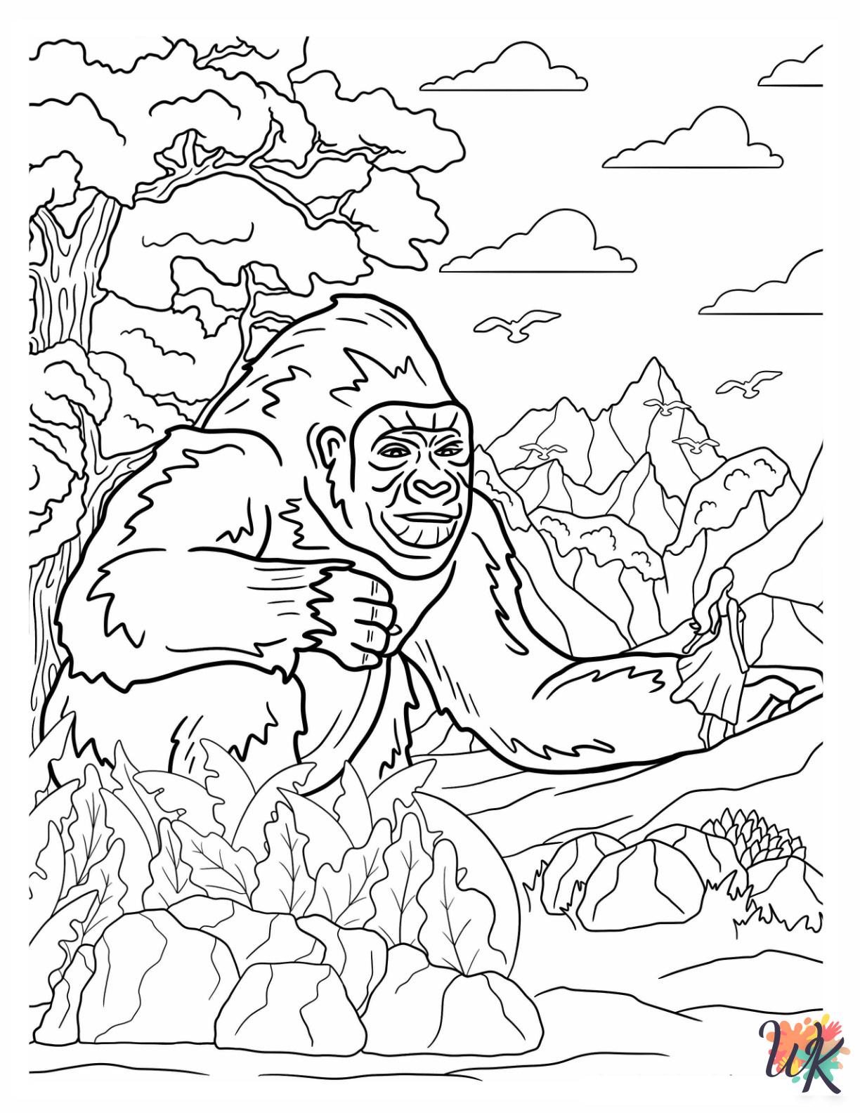 King Kong coloring pages grinch