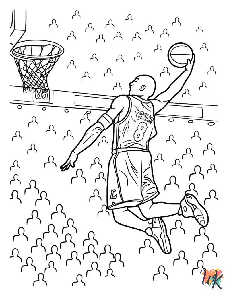 15 Kobe Bryant Coloring Pages For Kids - ColoringPagesWK