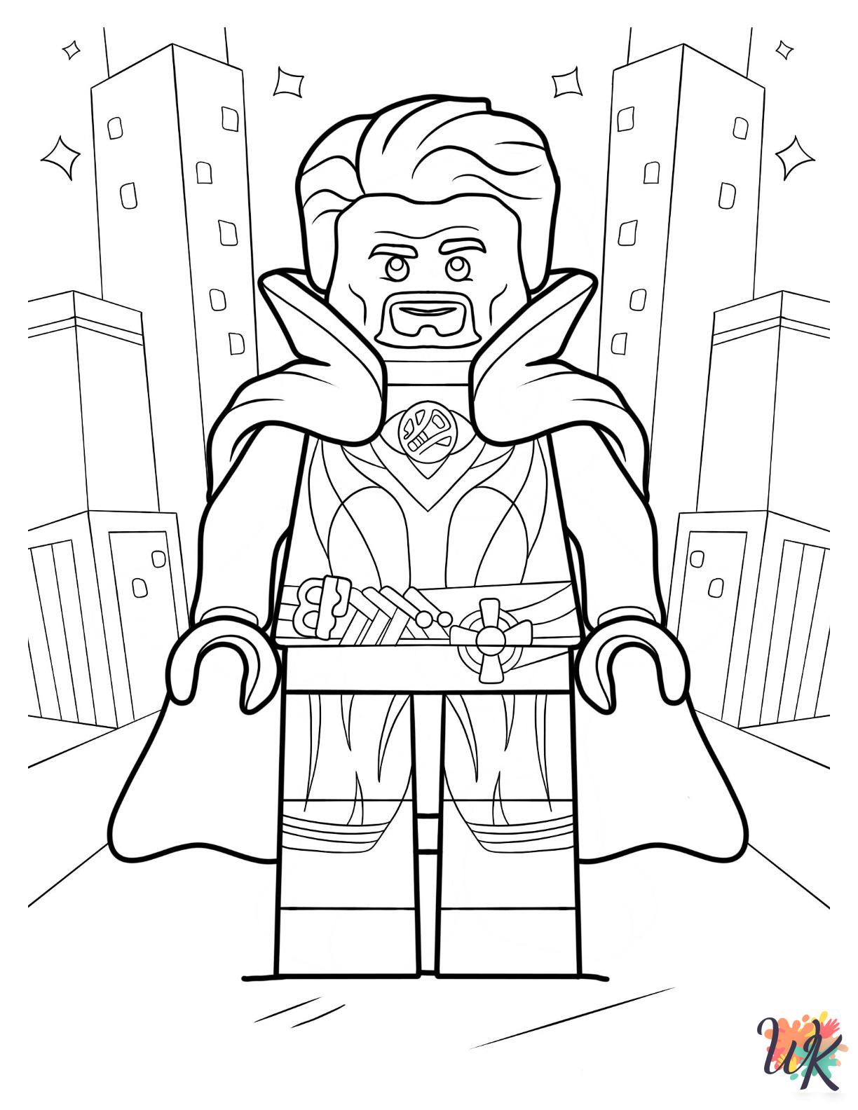 Lego Avengers coloring pages for kids