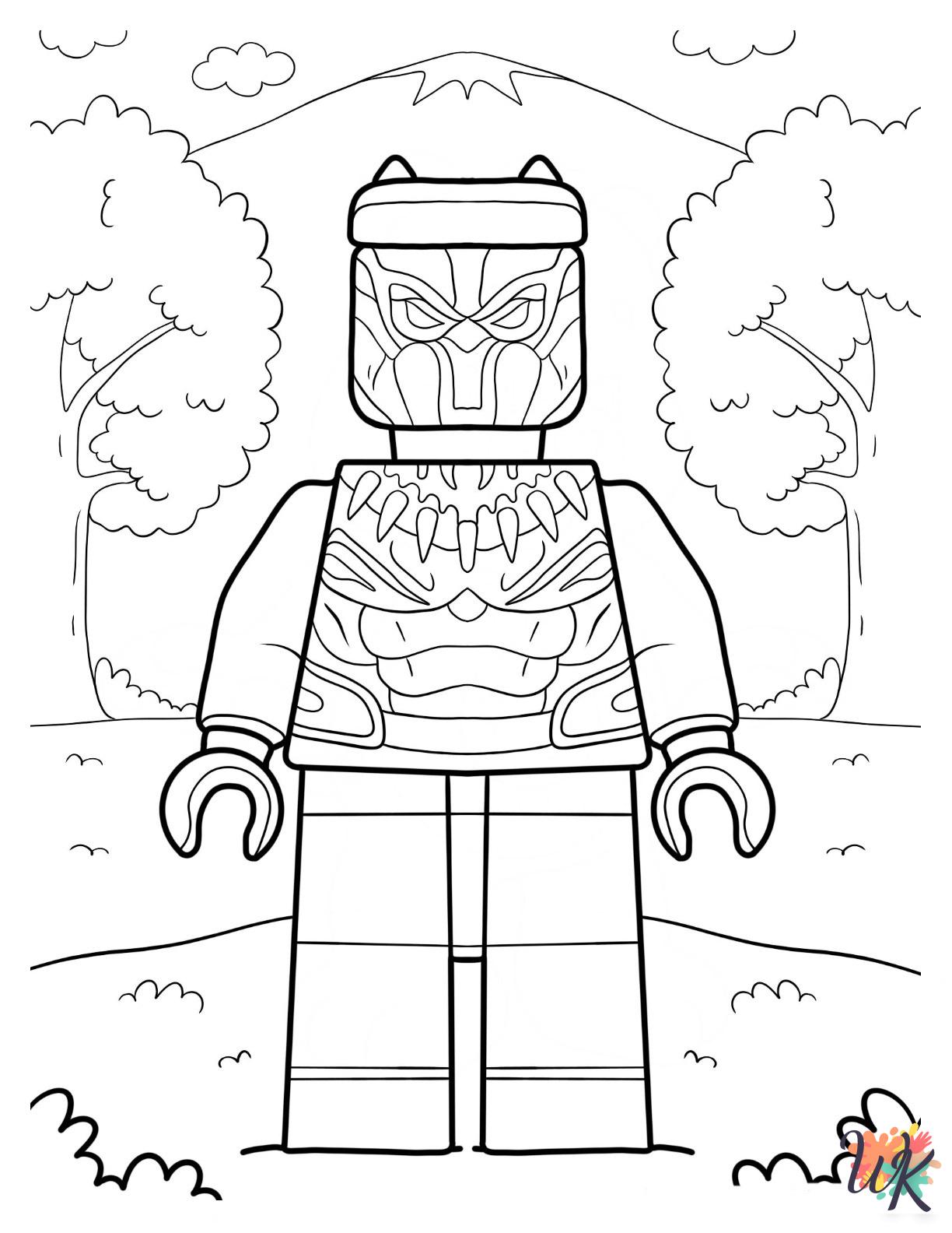 coloring pages for Lego Avengers
