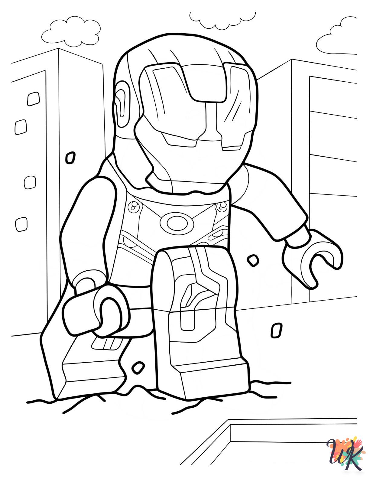 Lego Avengers coloring pages pdf