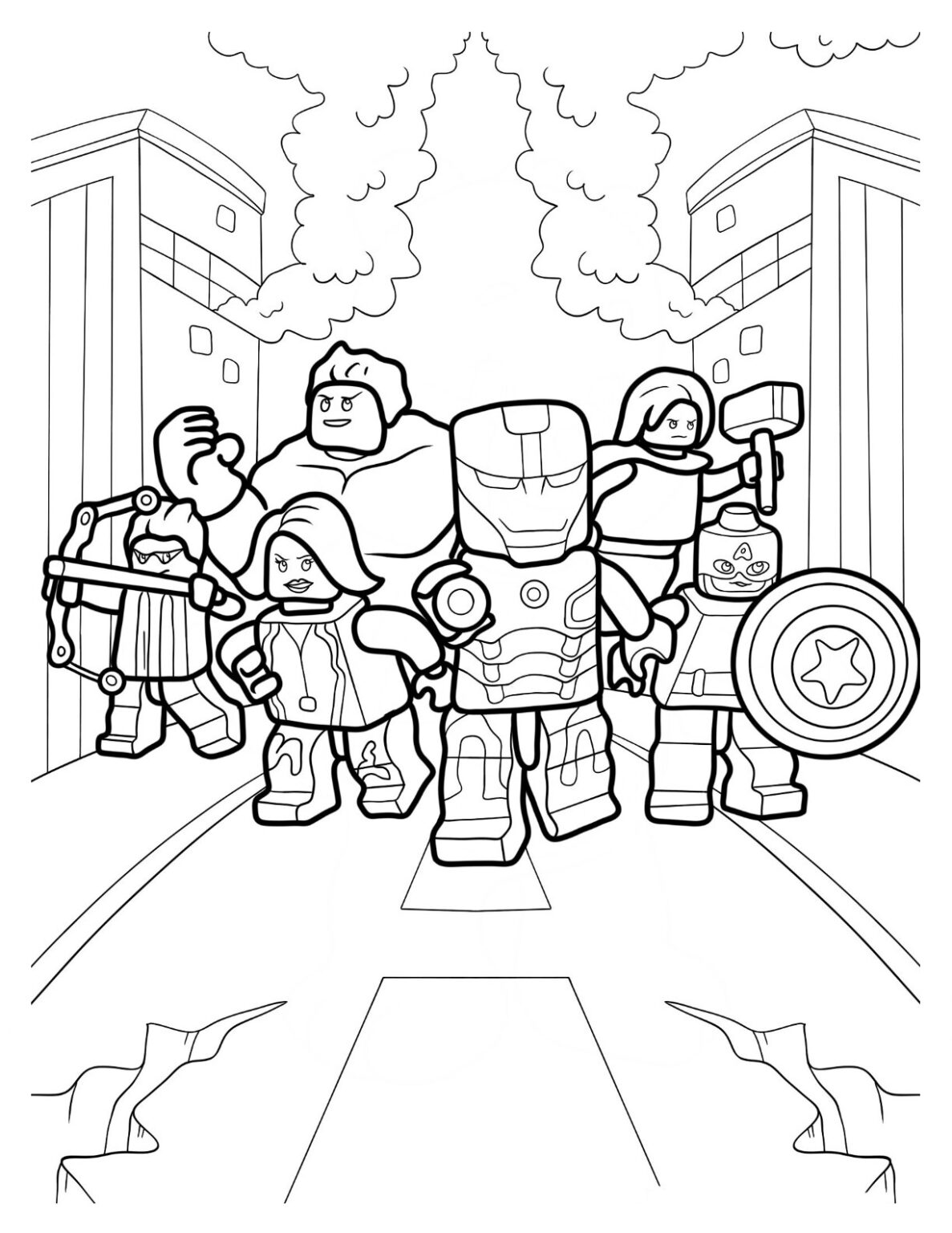 24 Lego Avengers Coloring Pages - Unleash Your Child's Imagination