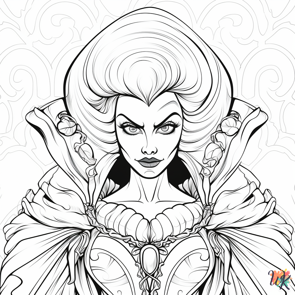 free printable Maleficent coloring pages