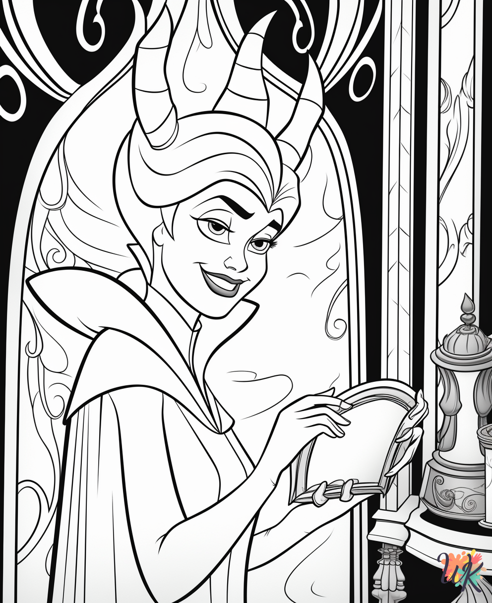 free printable coloring pages Maleficent