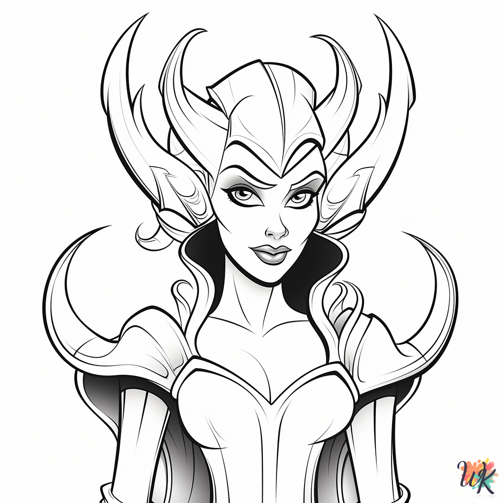 coloring pages for kids Maleficent