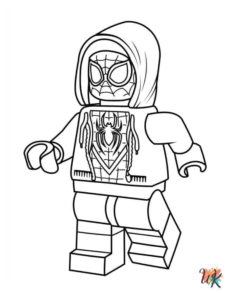 merry Miles Morales coloring pages