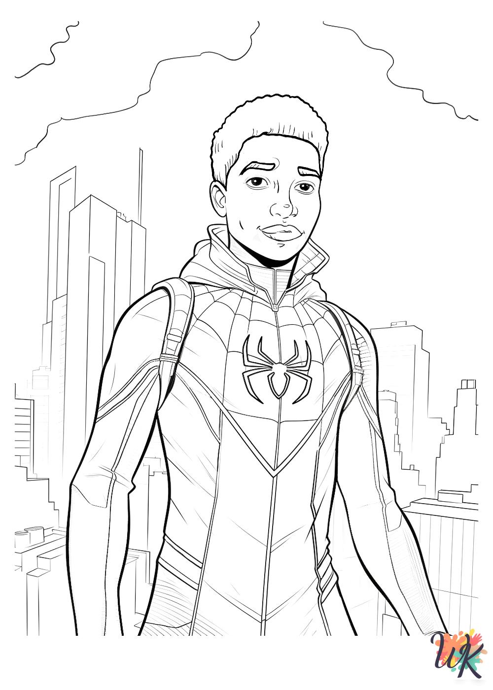 free printable coloring pages Miles Morales