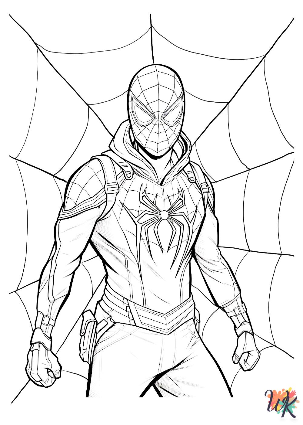 Miles Morales free coloring pages