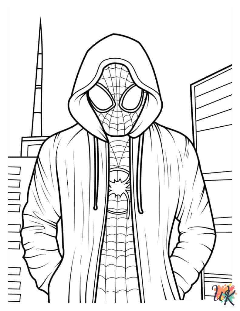 free coloring pages Miles Morales