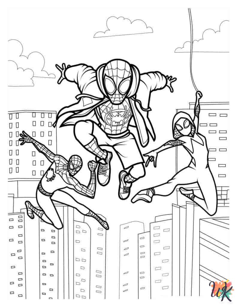 free printable coloring pages Miles Morales