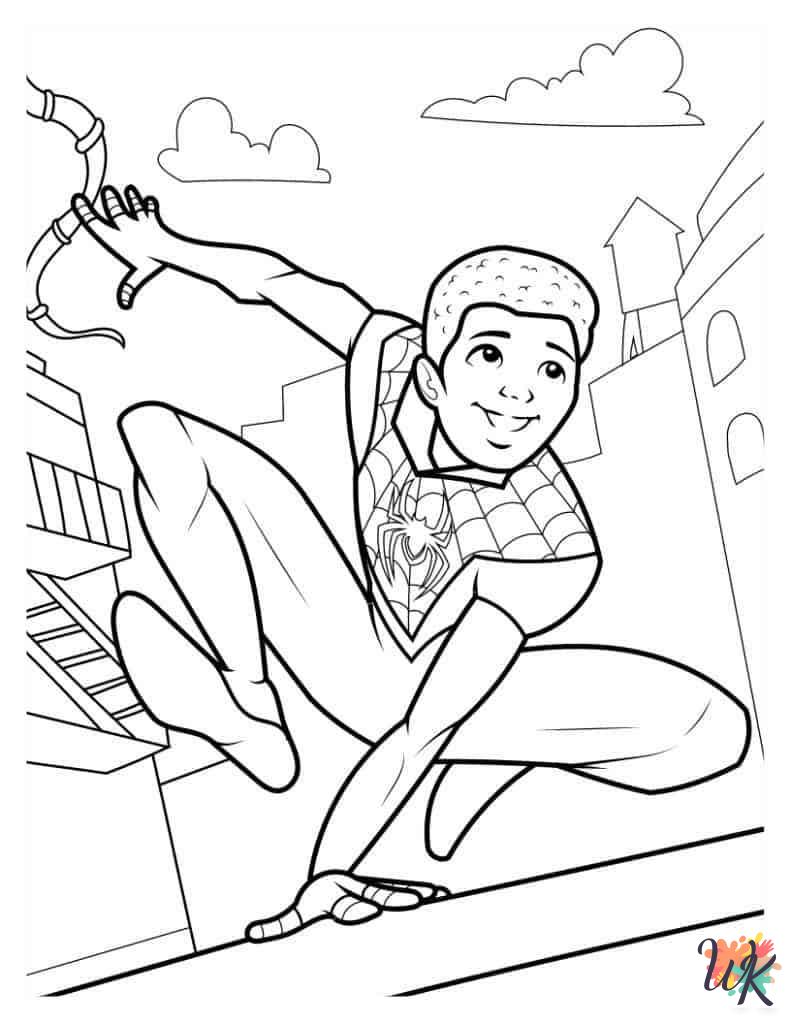 Miles Morales coloring pages free