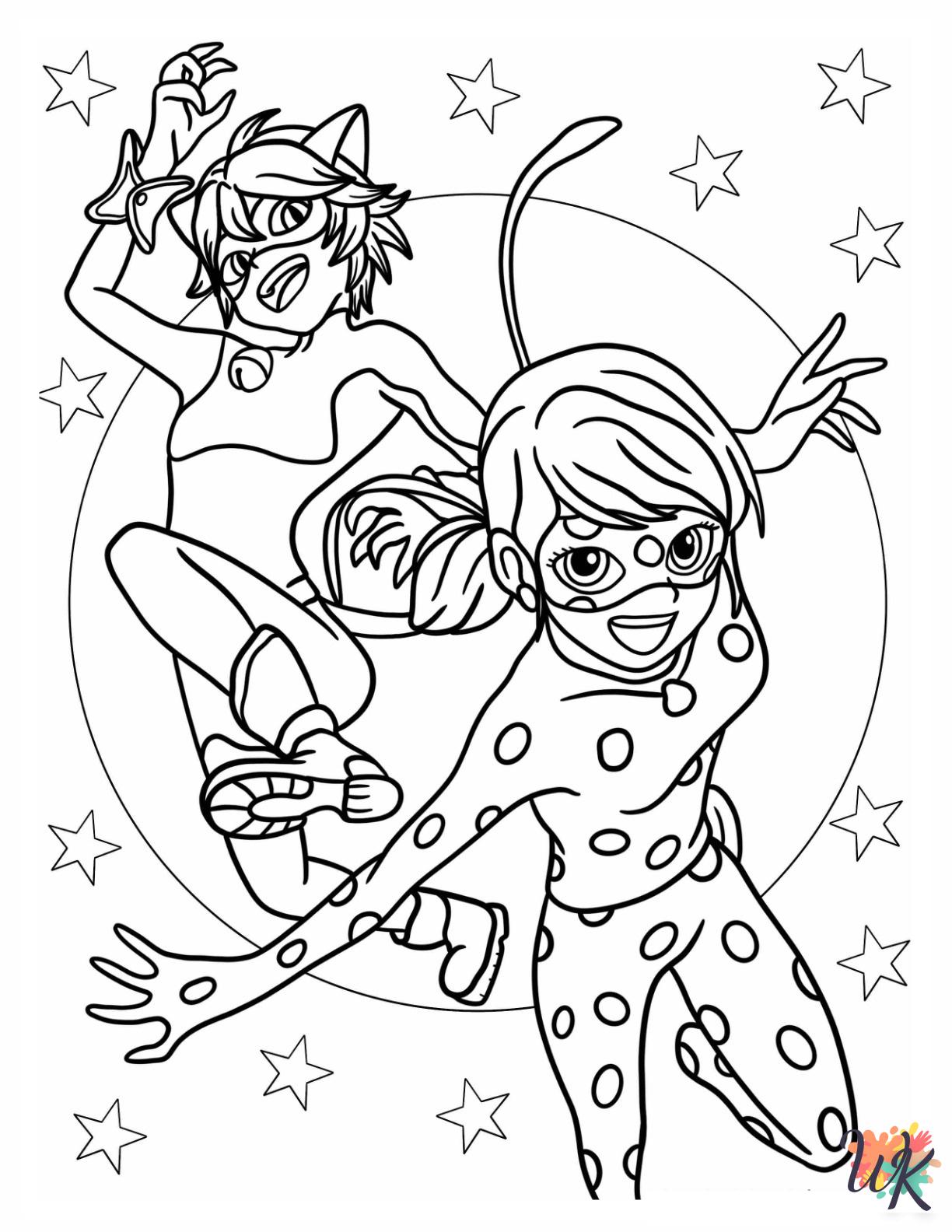 printable coloring pages Miraculous Ladybug