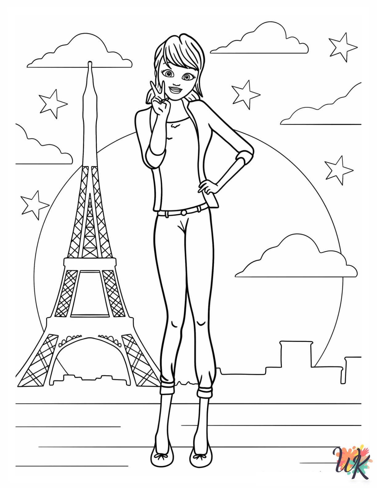 Miraculous Ladybug coloring pages for adults pdf