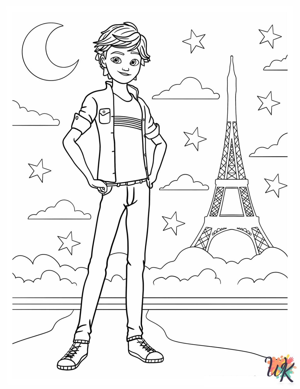 adult Miraculous Ladybug coloring pages