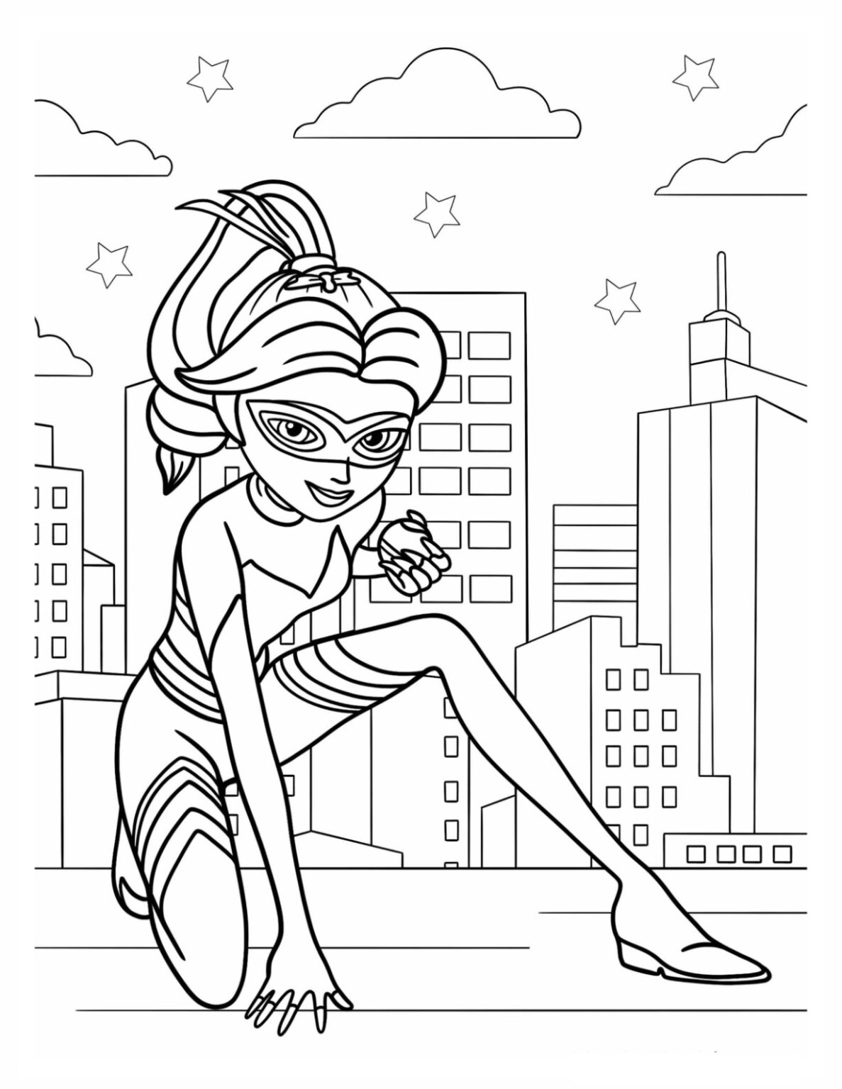 23 Miraculous Ladybug Coloring Pages For Kids ColoringPagesWK