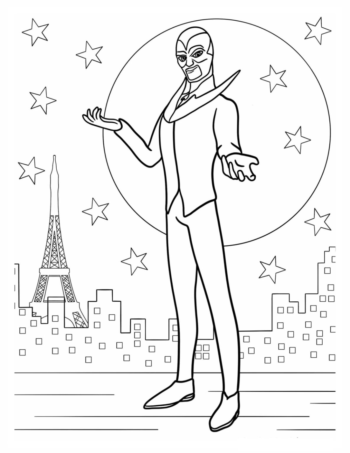 23 Miraculous Ladybug Coloring Pages For Kids - ColoringPagesWK