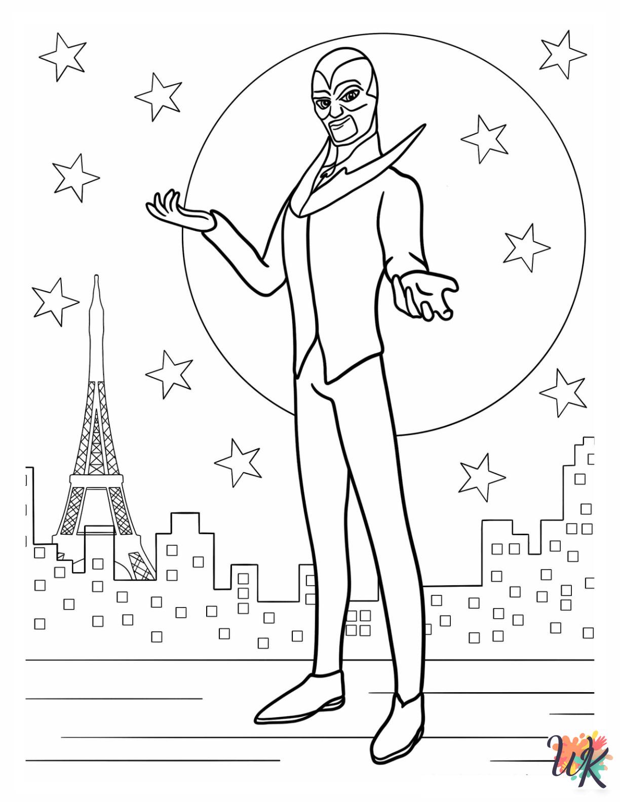 fun Miraculous Ladybug coloring pages
