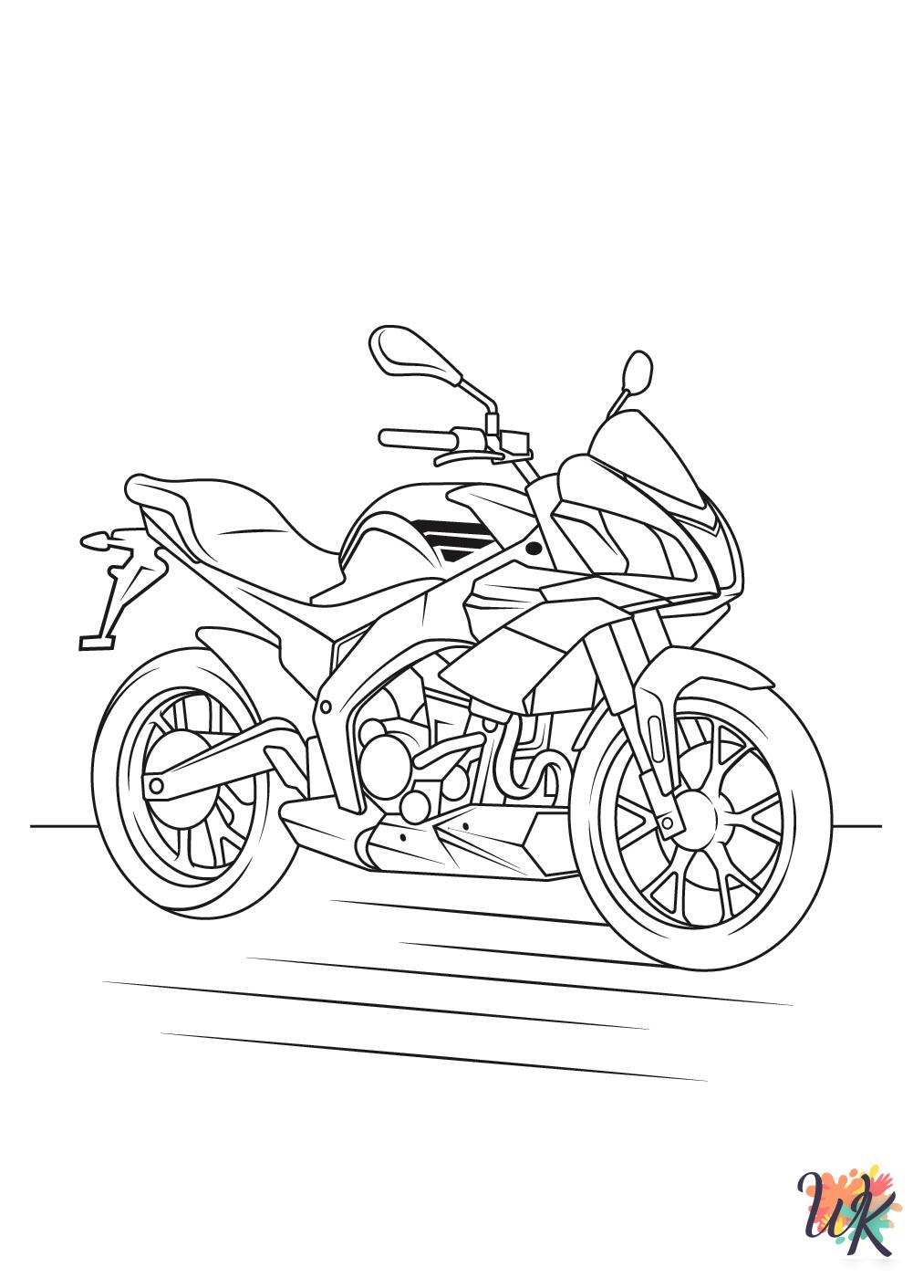 Motorcycle Coloring Pages 11