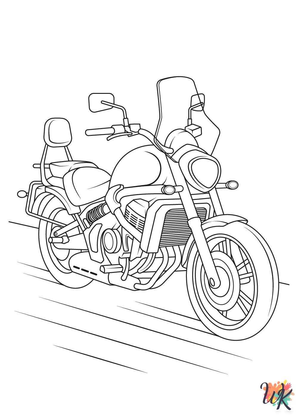 Motorcycle Coloring Pages 24