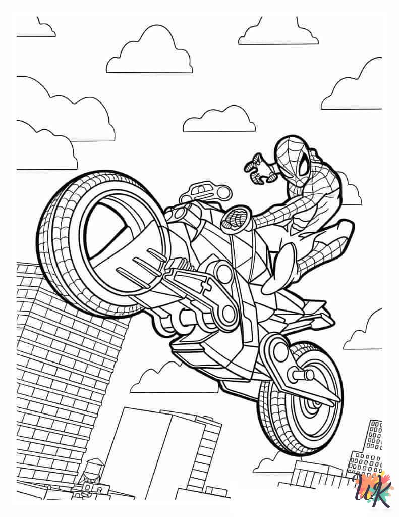 old-fashioned Motorcycle coloring pages 1
