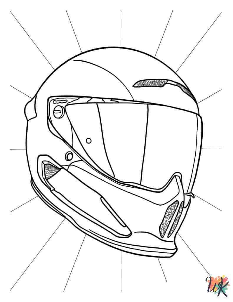 Motorcycle free coloring pages