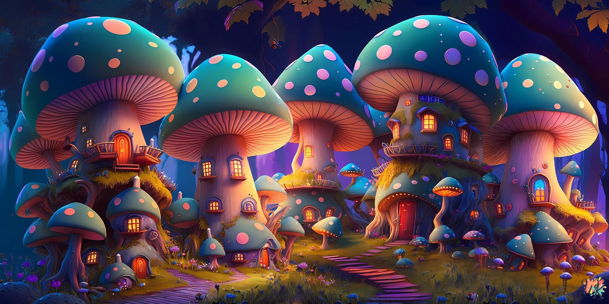 Mushroom Coloring Pages 1 Mushroom Coloring Pages