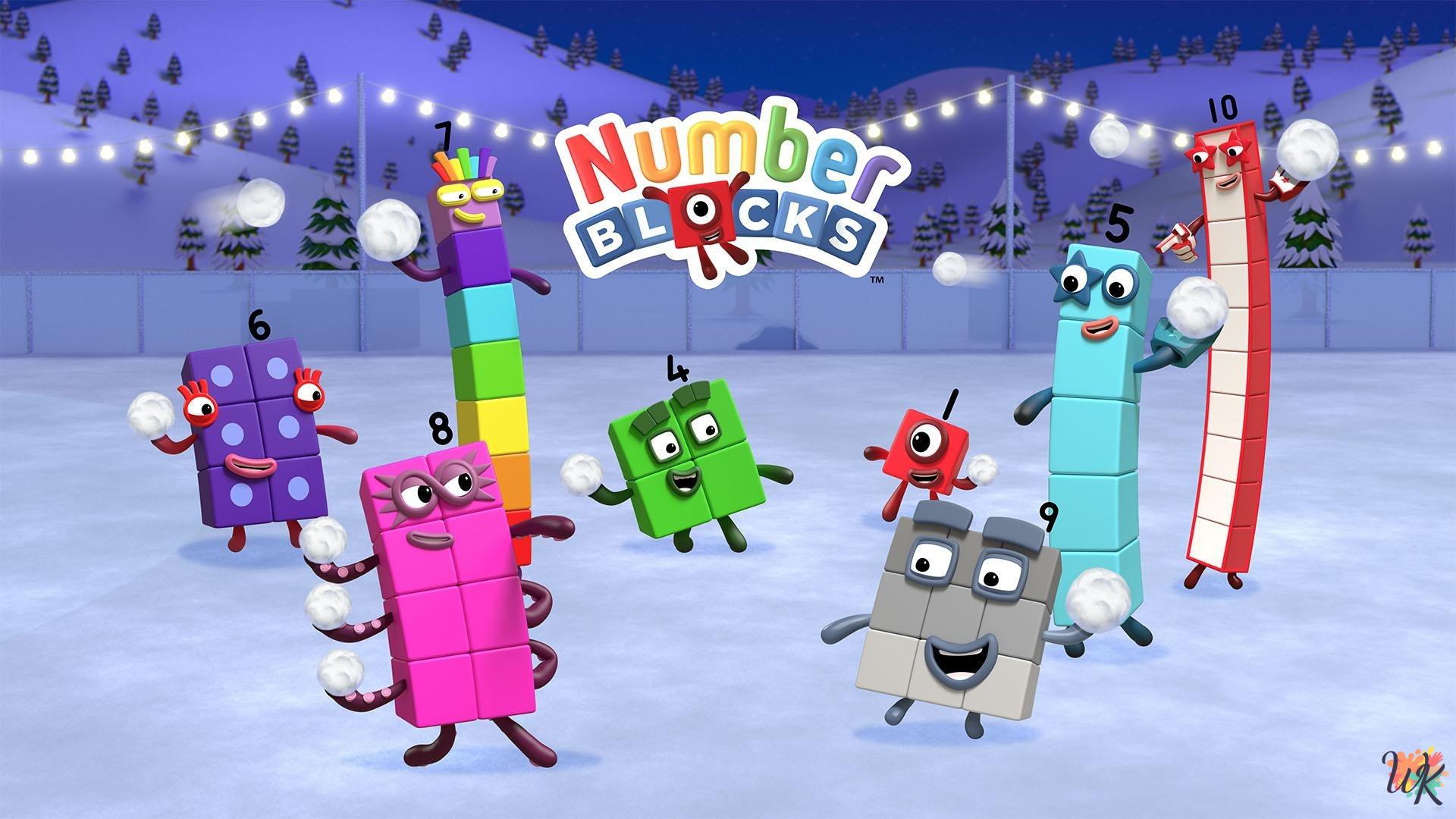 41 Numberblocks Coloring Pages